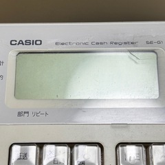 カシオレジスターの画像