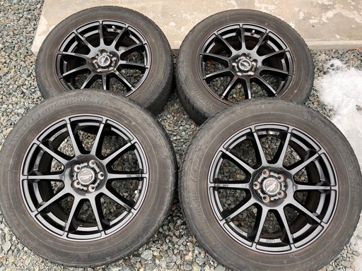 23日までに引き取れる方！フォレスター XVに。225/60R17 夏タイヤアルミホイールセット 17インチ グッドイヤー