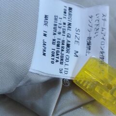 婦人ファー半コート　ブランド　マージナル　グラマー　サイズM　日本製JAPAN 　未使用に近い　シミ汚れ無し　の画像