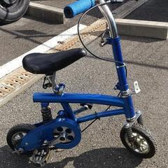 猿も乗れそうなミニ、ミニ自転車