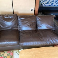 ソファ　革製　中古