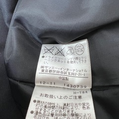 NATURAL BEAUTY BASIC ネイビー トレンチコート Lサイズの画像