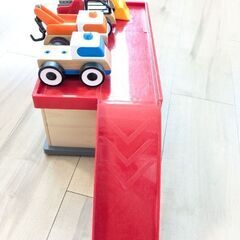 値下げ　IKEA　木の車の画像