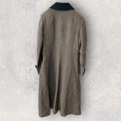 TOKYO STYLE 東京スタイル　ヘリンボーン柄ロングコート Lの画像