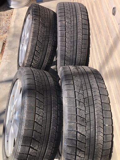 バリ溝 4本セット/スタッドレス ノア ヴォクシー アルファード 16X6.5J +53 5H/114.3 16インチ タイヤ ホイール 215/60R16 (g026134) 冬タイヤ ☆ 225&frasl;50R17 ☆ PCD 114トヨタ純正アルミ付き ☆ 深溝バリ山