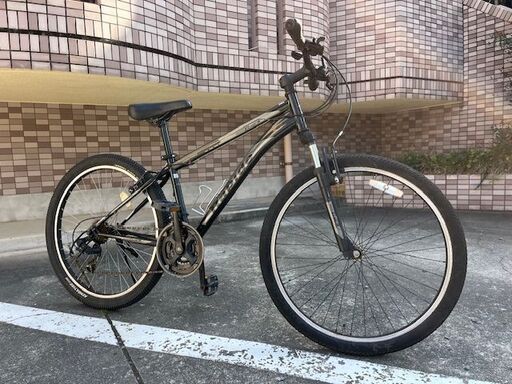 【メンテナンス済みです。】RAPIDA　２１段　マウンテンバイク　ブラック　アルミフレーム