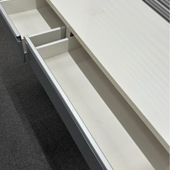 ニトリ キッチンカウンター キュリー２（120cm）グレーの画像