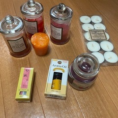 お話し中アロマキャンドル、アロマオイル