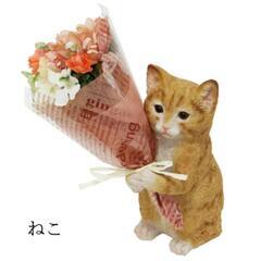猫 サバトラ柄  置物 可愛い リアル アニマルオブジェ インテリア  動物 子猫 仔猫  玄関先 庭 雑貨の画像