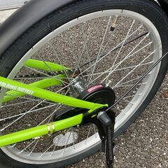 店頭引き渡し 展示品 SAIMOTO サイモト自転車 EVE-017 200 フォールディングバイク SMT-200 ライムグリーン 20インチ 折畳自転車の画像