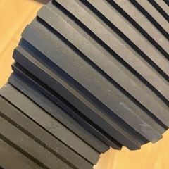 ほぼ未使用↪︎厚底　リブニットブーツ　シューズ　脚長効果抜群◎美品　　35  22.5の画像