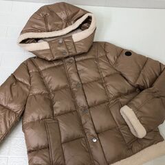 S）フレンチコネクション レディース 中綿 ジャケット Ｌサイズ キャメルの画像