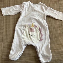 薄紫ユニコーンロンパース