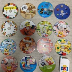 こどもちゃれんじEnglish ＤＶＤまとめ売り計15枚&キッズ...