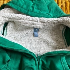 【GAP】子供用ボアパーカー・ボア付フーディの画像