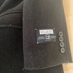 INHERIT ELAST 冬用コート 黒色 ブラック　リクルート スーツ ビジネス プライベート の画像