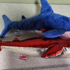 (話し中) ぬいぐるみ　サメ　希少なレザー　新品の画像