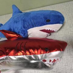 (話し中) ぬいぐるみ　サメ　希少なレザー　新品の画像