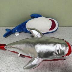 (話し中) ぬいぐるみ　サメ　希少なレザー　新品の画像