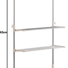 つっぱりキッチンラック 2段の画像