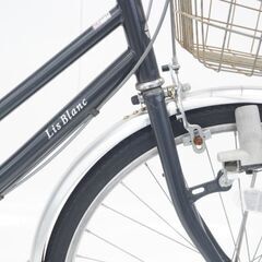 ジャンク CBA 「サイクルベースアサヒ」LIS BLANIC 2018年モデル 24インチ シティサイクルの画像