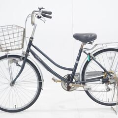 ジャンク CBA 「サイクルベースアサヒ」LIS BLANIC 2018年モデル 24インチ シティサイクルの画像