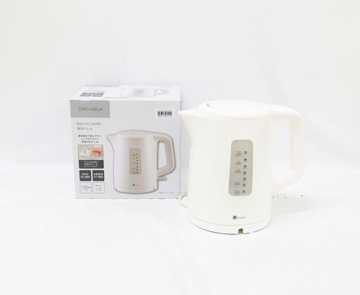 【恵庭】NITORI　ニトリ　電気ケトル　HV2S01　2024年製　1.2L　中古品　PayPay支払いOK！