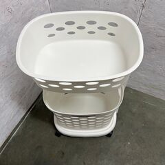 【ジモティ限定特価】 【ASVEL】 ランドリーラック ウィル ランドリーRタイプ 洗濯かご 生活用品 ランドリーバスケット N0677Gの画像