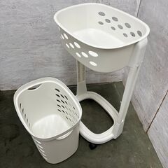 【ジモティ限定特価】 【ASVEL】 ランドリーラック ウィル ランドリーRタイプ 洗濯かご 生活用品 ランドリーバスケット N0677Gの画像