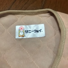 暖かインナーベストの画像