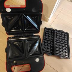 ホットサンド&ワッフルメーカーの画像