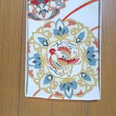 ちりめん鳳凰　風呂敷　未使用　箱入り箱サイズ15X22Ｘ1cm