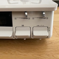 【取引完了】パロマ ガスコンロ 水無し片面焼き 59cm 都市ガス 左強火 IC-S87SH-L 21年製の画像