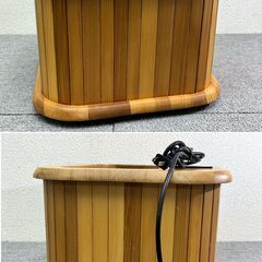 【F-04・税込み】遠赤外線脚温器 ぽかぽか足ホット ZL-001S 足温器 天然木 あったか足湯 フットウォーマー【PayPay使えます】の画像