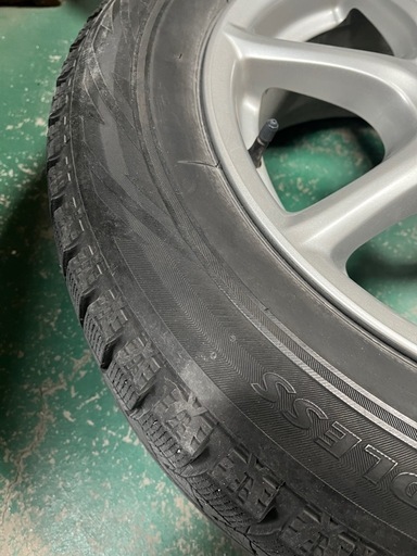 トヨタエスティマ純正ホイール17インチ &スタッドレスタイヤ4本セットブリザック215/60R17