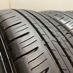 DUNLOP ENASAVE EC300+ 175/70R14 14インチ 夏タイヤ 4本 23年製 バリ溝 キューブ フィット アクア シエンタ ポルテ ヴィッツ等　(MTN534)クレジットカード QRコード決済可能の画像