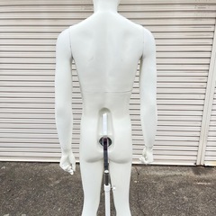 トルソー マネキン 顔付 可動式 男性の画像