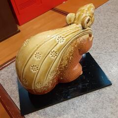 しがらき焼　干支　ねずみの画像