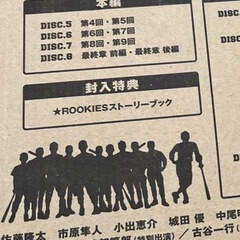 最終価格業界最安値ルーキーズDVD7枚初回限定版『裏』映画化卒業 付計8枚セット写真でご判断下さい。の画像