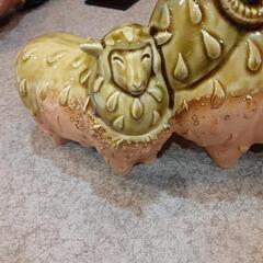 しがらき焼　干支　羊の画像