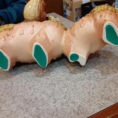 しがらき焼　干支　羊の画像