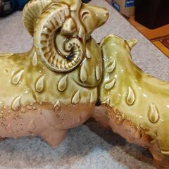 しがらき焼　干支　羊の画像