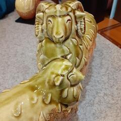 しがらき焼　干支　羊の画像