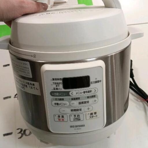 0219-114 美品　アイリスオーヤマ　電気圧力鍋
