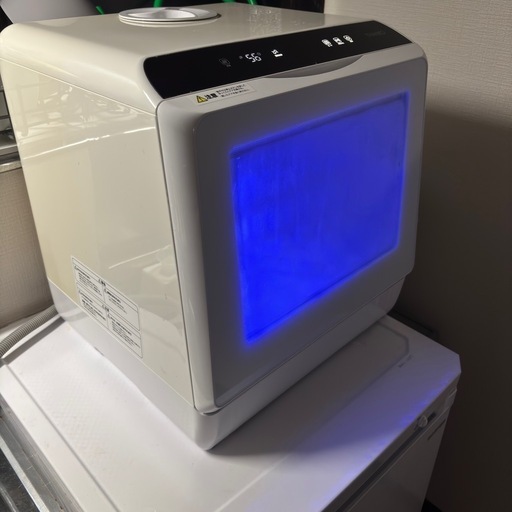 サンコー ラクア タンク式食洗機 ホワイト　ファミリータイプ 工事不要　動作品 訳あり　2021年製