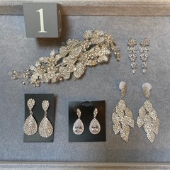 ピアス&ヘッドアクセサリーセット①