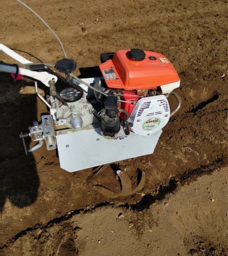 ☆商談中 難あり 倍土器付耕運機(現状品) マメトラ 耕運機 倍土器