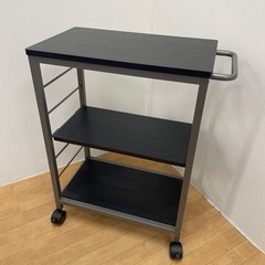 キッチンワゴン キッチンカート 棚板高さ変更可能 中古家具 キャ...