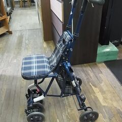 セール中につき、通常特価6,578円より半額の3,289円!　SHIMA　島製作所　サニーウォーカー　シルバーカー　移動　歩行補助　ブレーキ　荷物入れ付きの画像