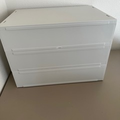 無印　ポリプロピレンケース・引出式　セットの画像